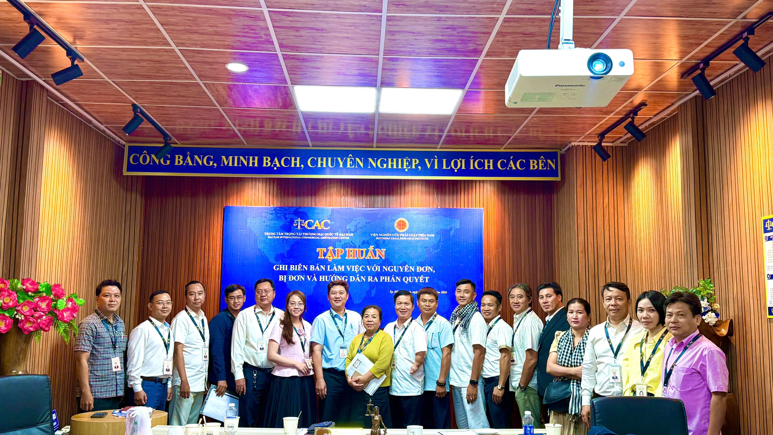 ICAC Nâng Cao Năng Lực Trọng Tài Viên Qua Tập Huấn Kỹ Năng Lập Biên Bản Và Ra Phán Quyết
